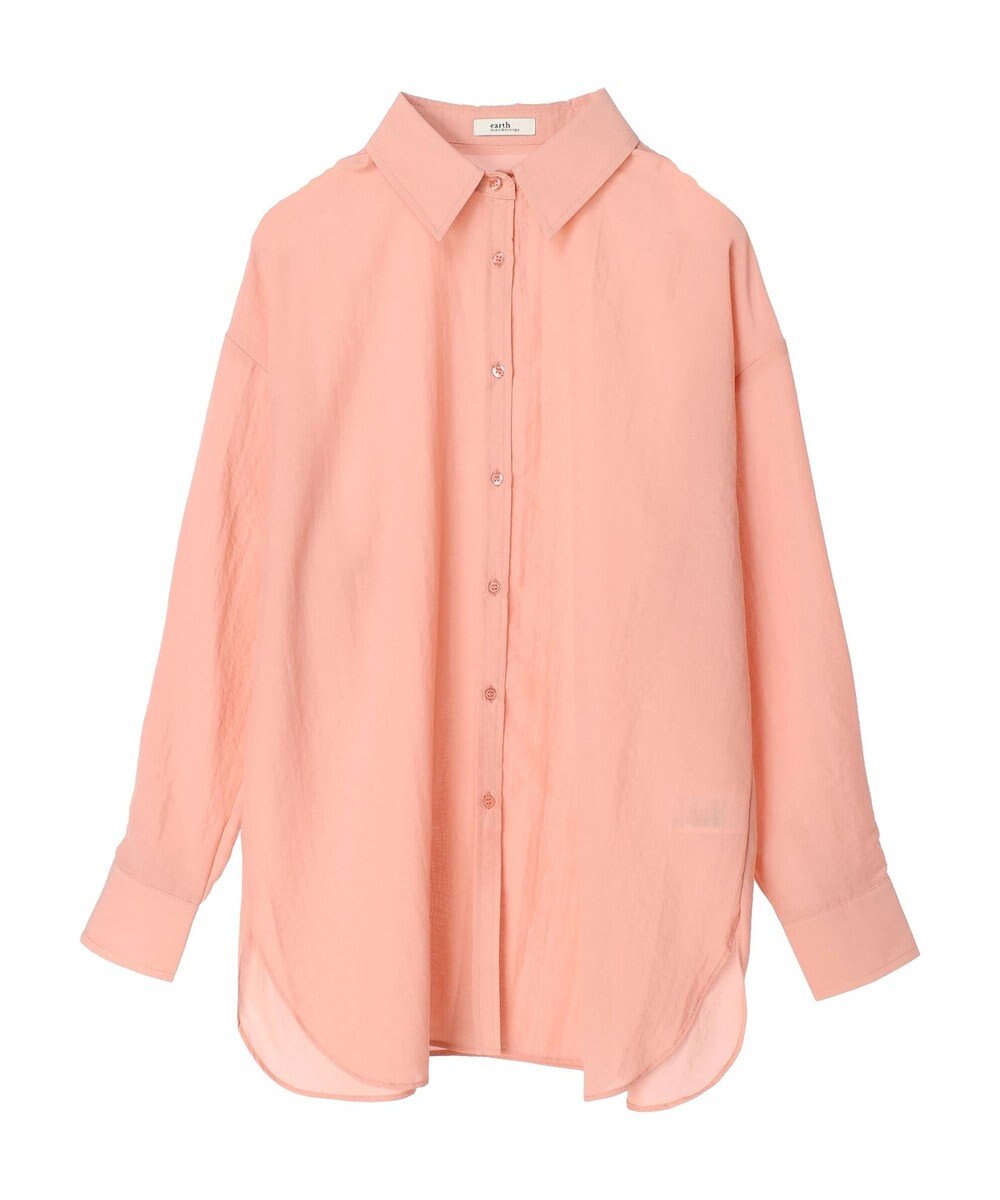 earth music&ecology シアーボーイズライクシャツ 