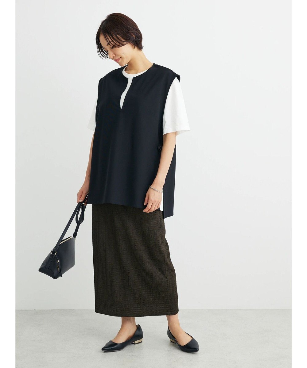 Green Parks キーネックカットベスト 