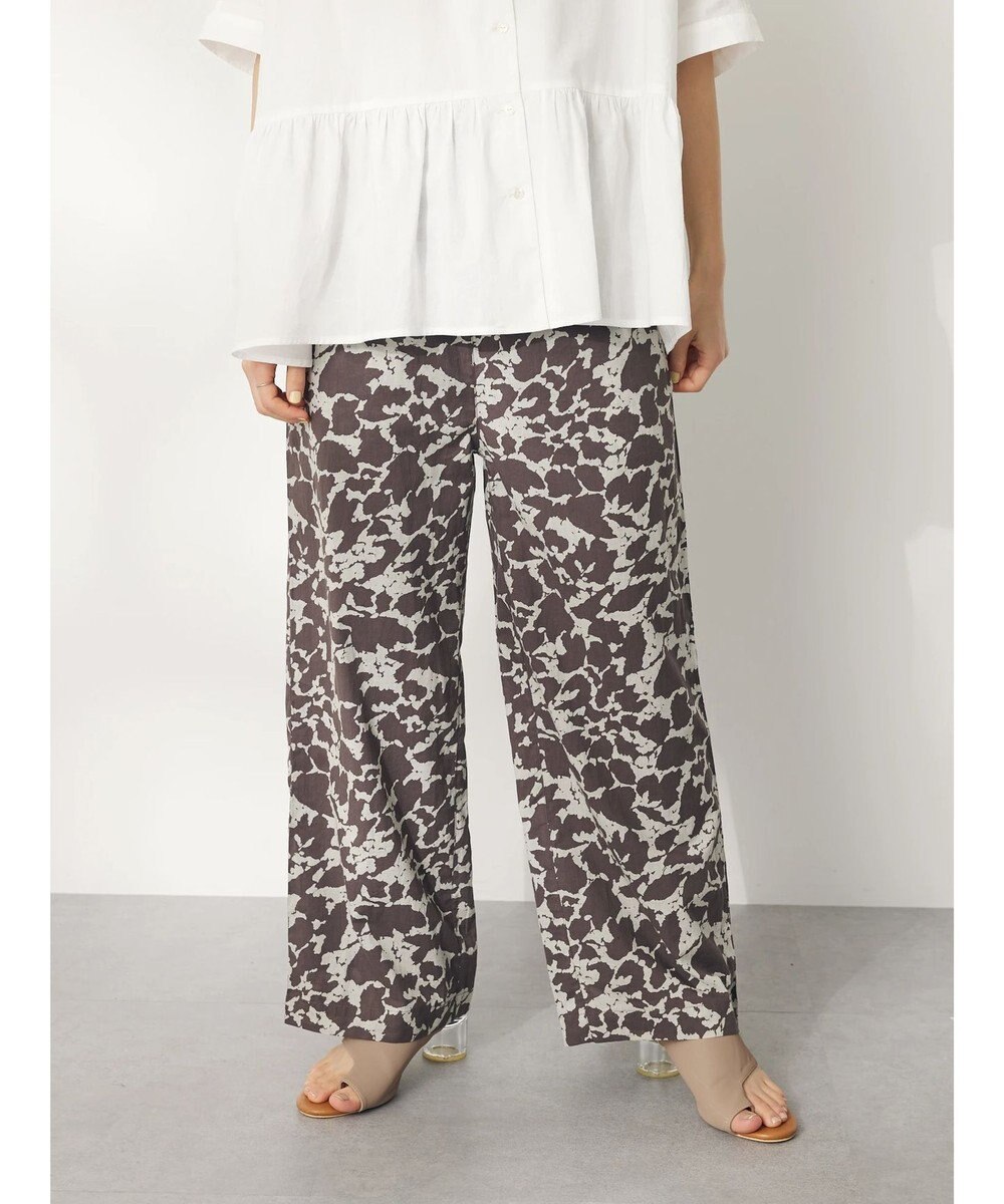 CRAFT STANDARD BOUTIQUE インド綿総柄イージーパンツ 