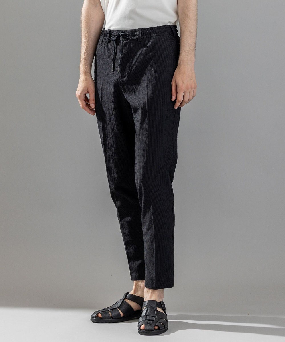 JOSEPH HOMME ＜新色追加＞新素材【通気性/ストレッチ】トリコサッカーストレッチ ドロスト付テーパードパンツ /  PEGG CONVERTIBLE 