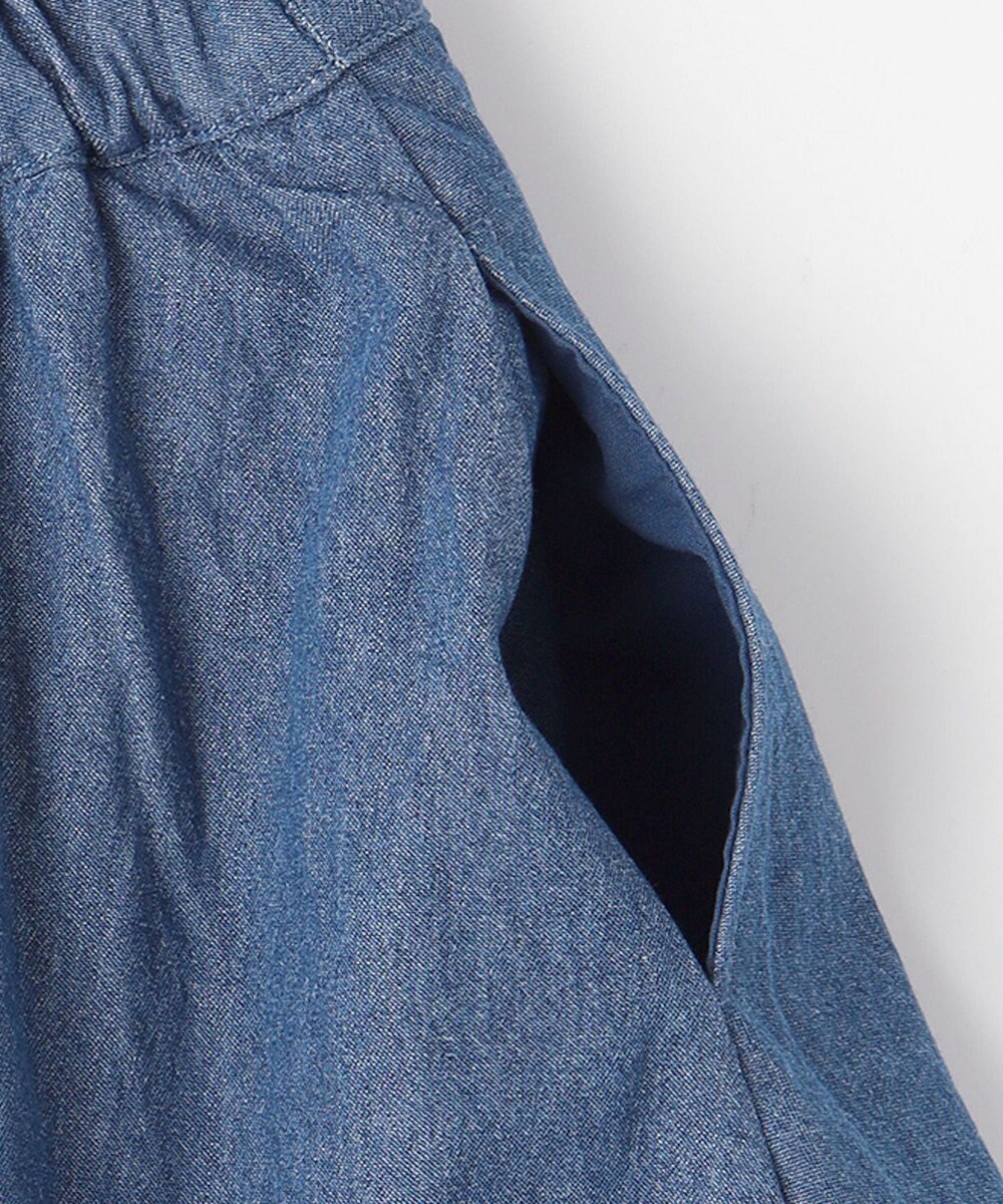 ANY KIDS 裾 ロゴ刺繍 スカパン 