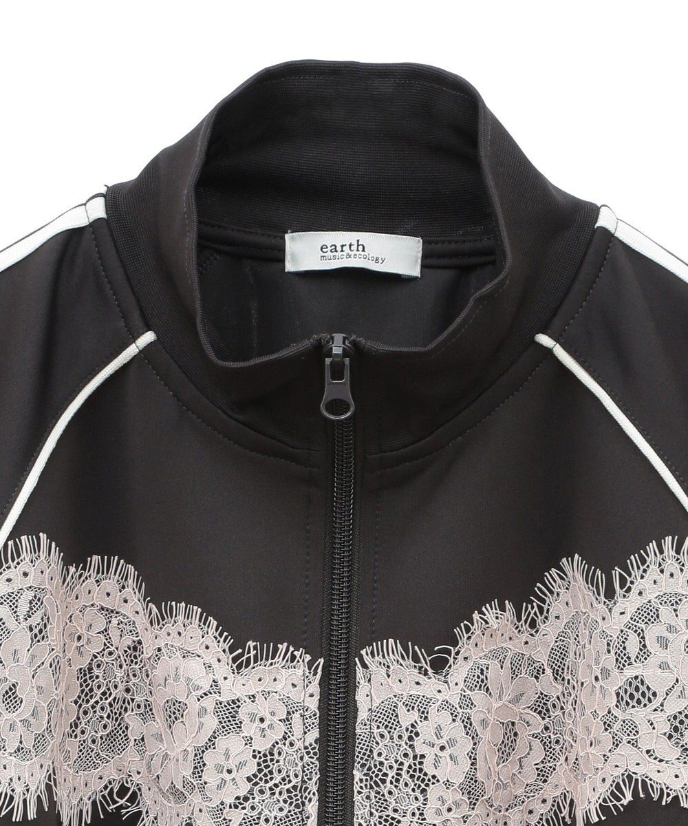 earth music&ecology フロントレーストラックジャケット 