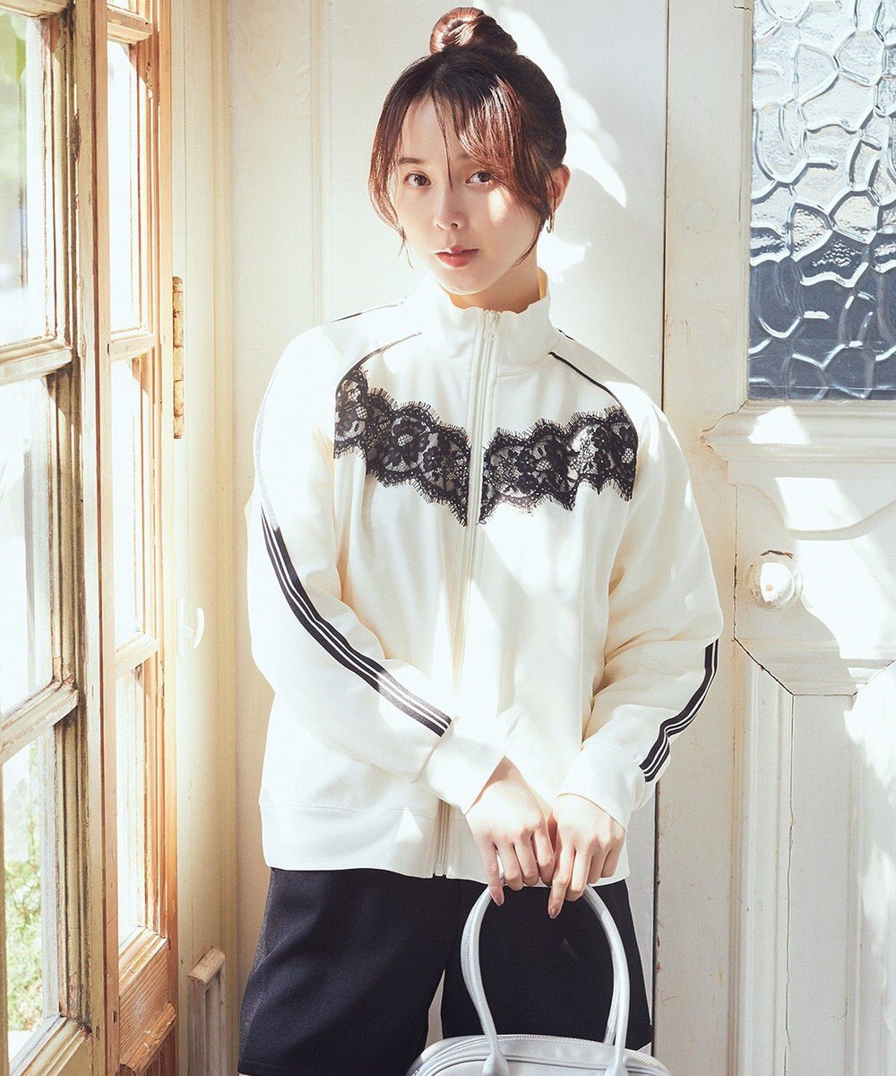 earth music&ecology フロントレーストラックジャケット 