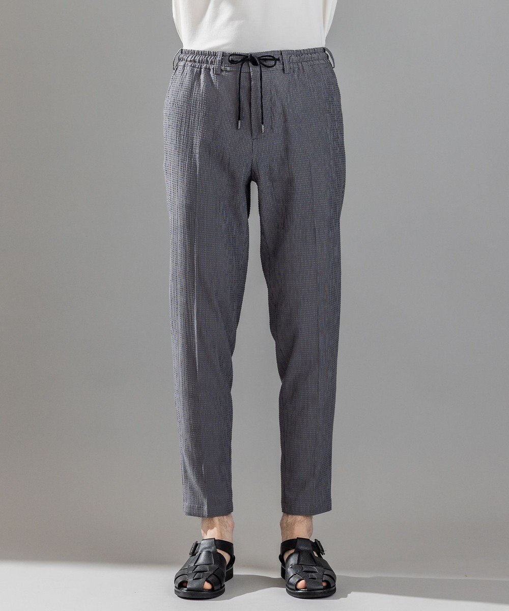 JOSEPH HOMME ＜新色追加＞新素材【通気性/ストレッチ】トリコサッカーストレッチ ドロスト付テーパードパンツ /  PEGG CONVERTIBLE 