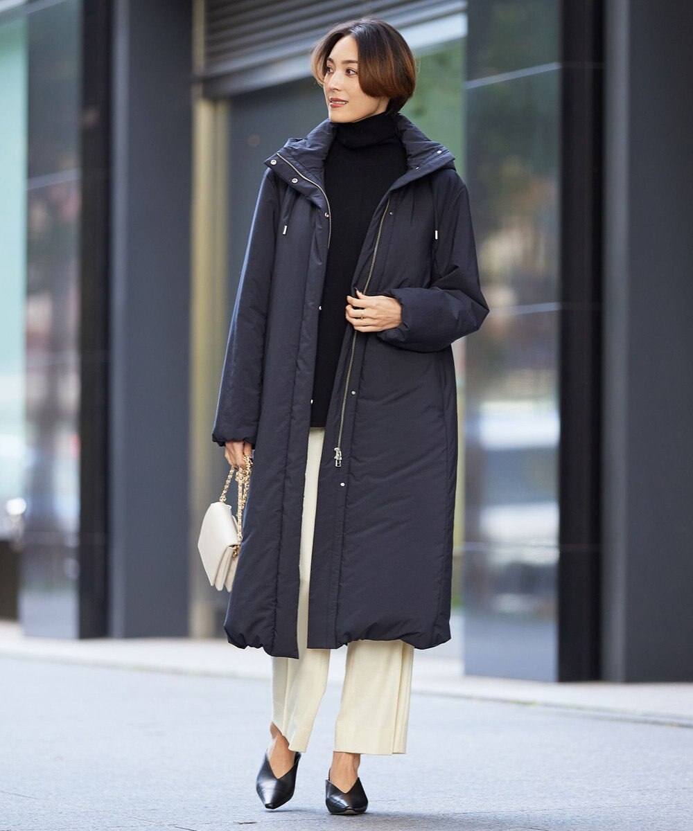 ICB 【洗える】 ヴィスコースワイド タートルネックプルオーバー 