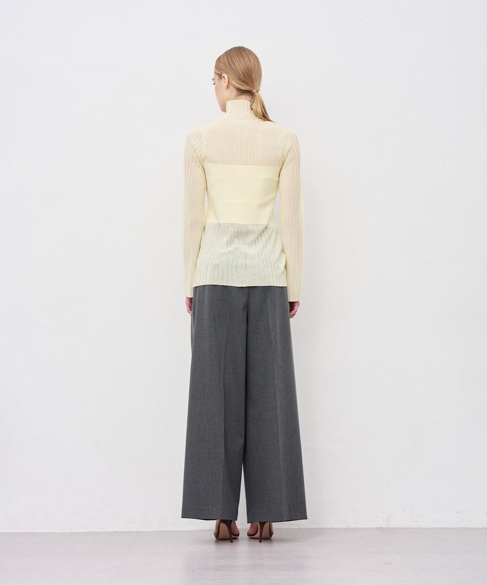 uncrave シアーニット コンビトップス 