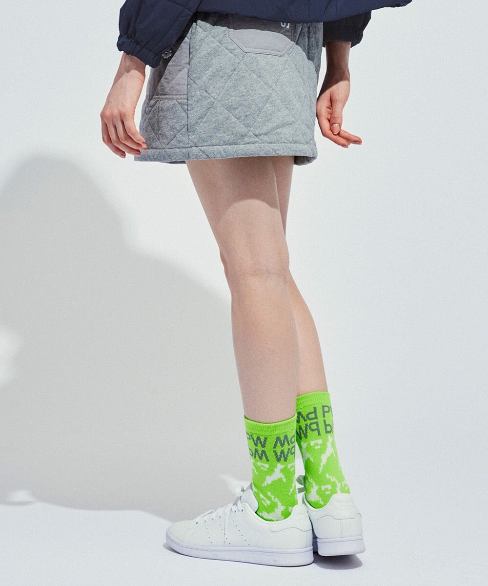 PW CIRCULUS 【WOMEN】【土踏まずをサポート】鹿×モフモフ  ミドルソックス 