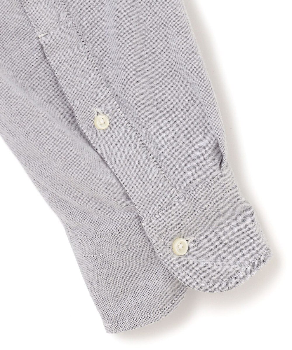 J.PRESS YORK STREET 【UNISEX】オックス起毛 バンドカラーシャツ 