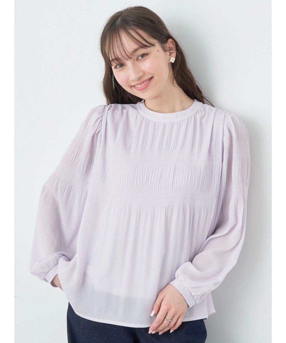 earth music&ecology マジョリカプリーツブラウス 