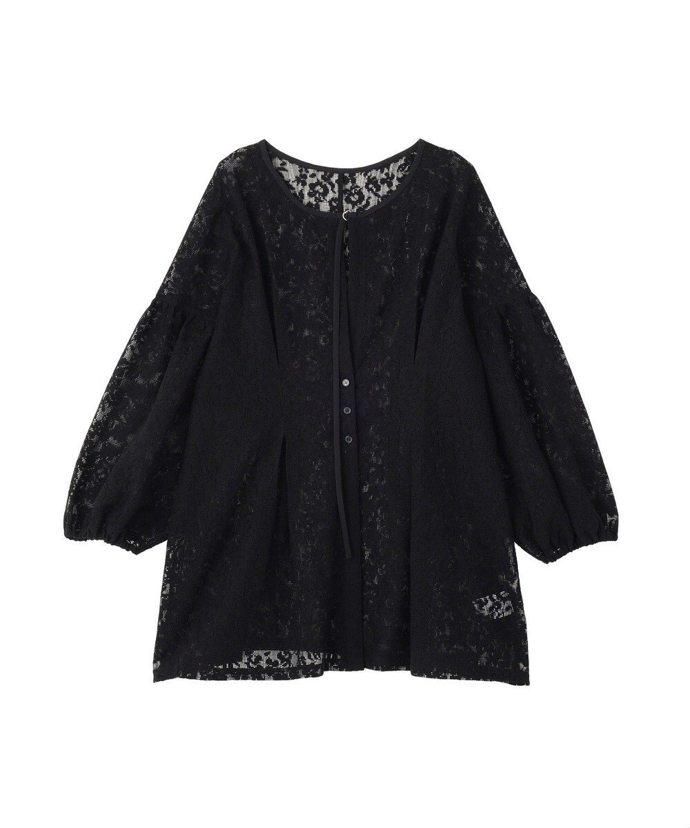 Green Parks メッシュレースタック入りプルオーバー 