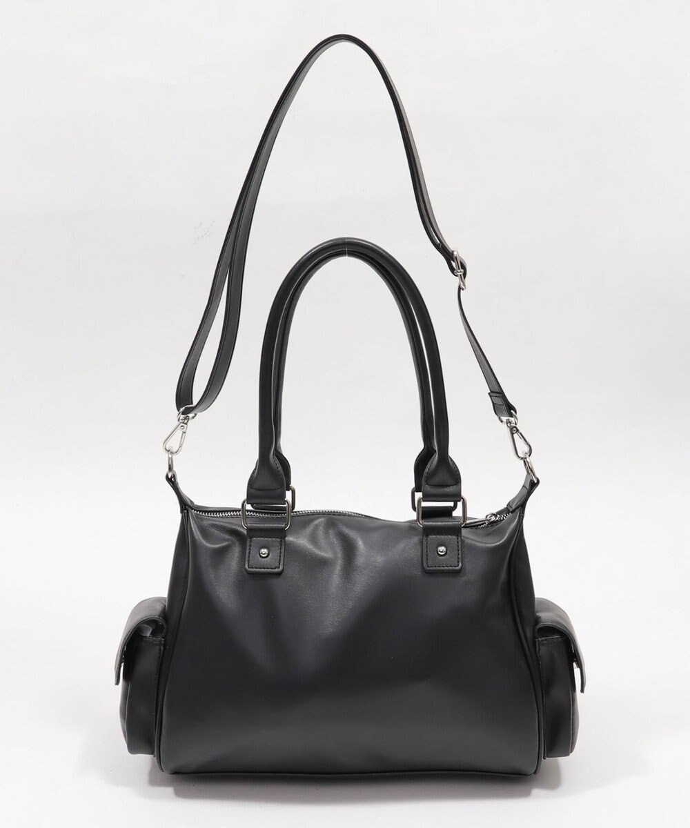 WEGO ポケットデザインボストンショルダー 