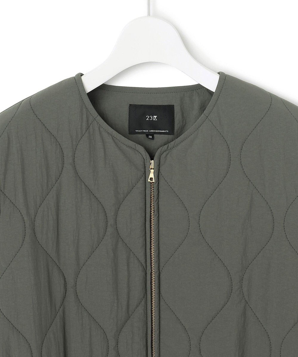 23区 S 【撥水加工】 中綿 ロング パディング アウター 