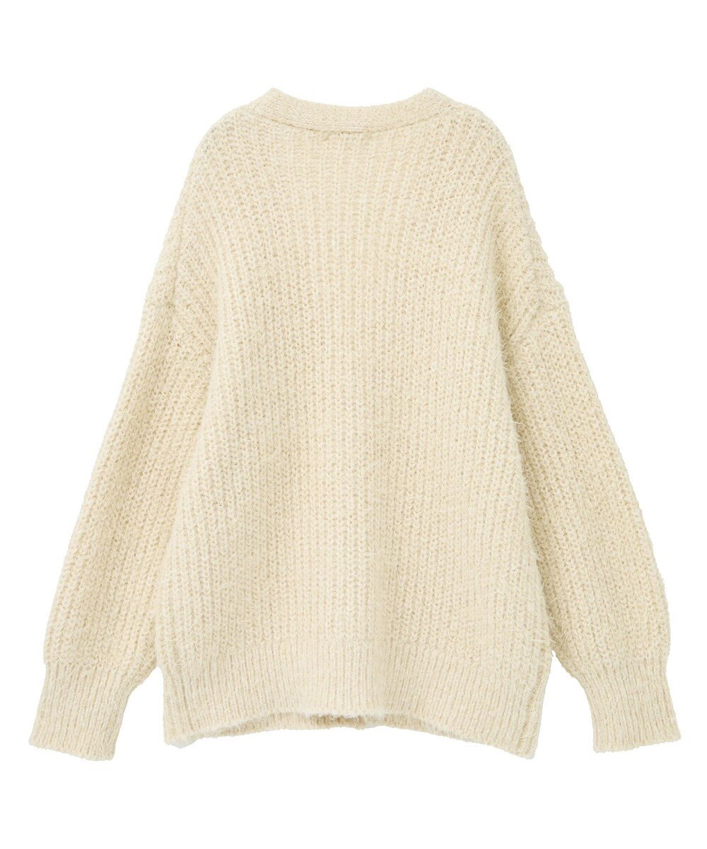 earth music&ecology 【予約】カラーミックスシャギーカーディガン 