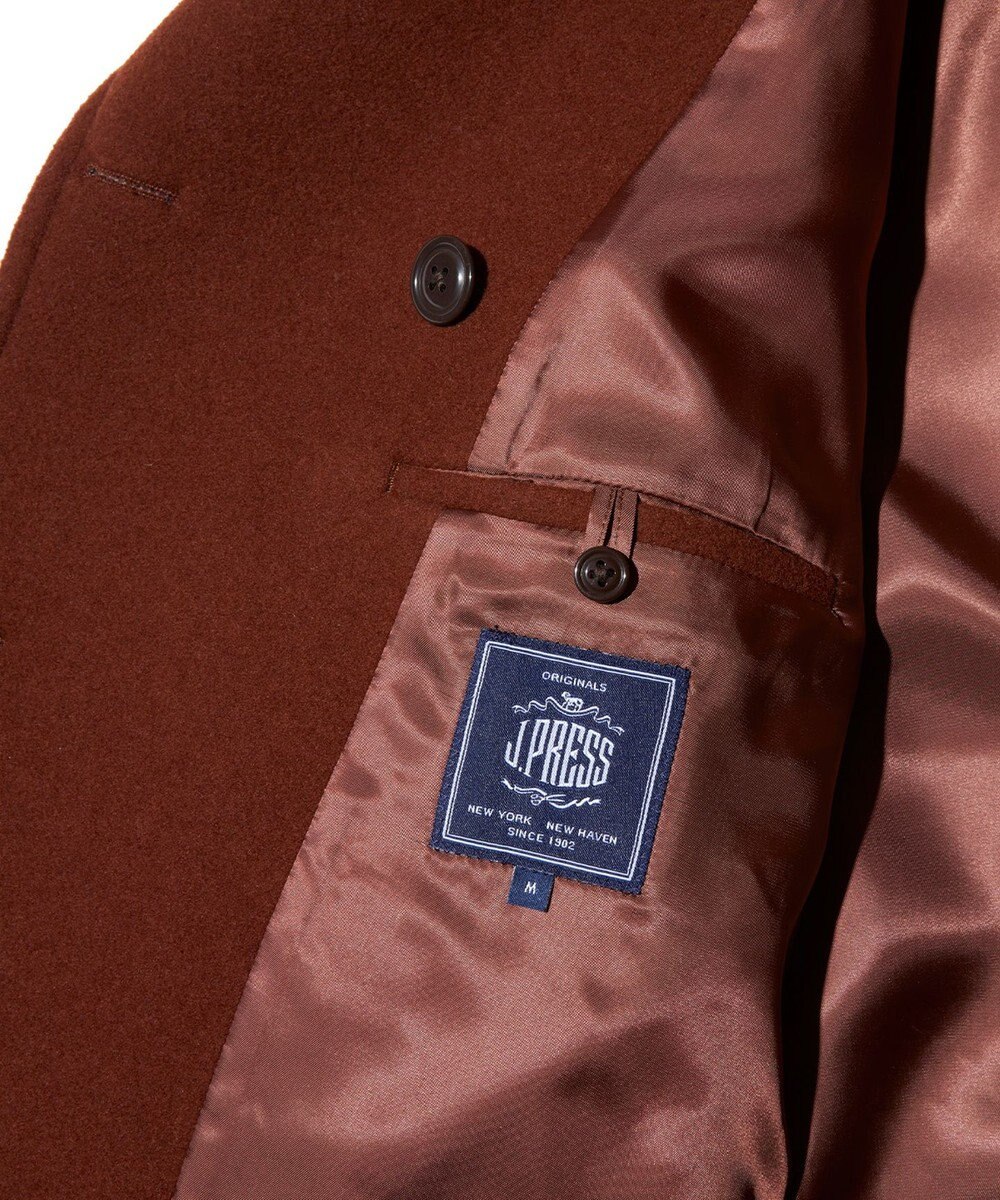 J.PRESS MEN 【J.PRESS ORIGINALS】MELTON PCOAT 