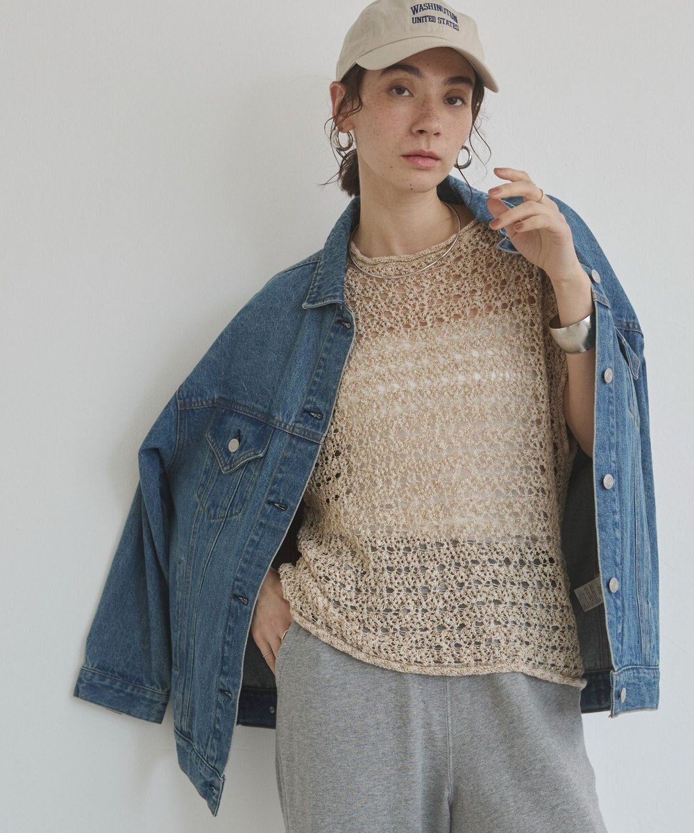 WEGO 【ANGIE VINTAGE】ビッグシルエットデニムジャケット / オーバーサイズGジャン 