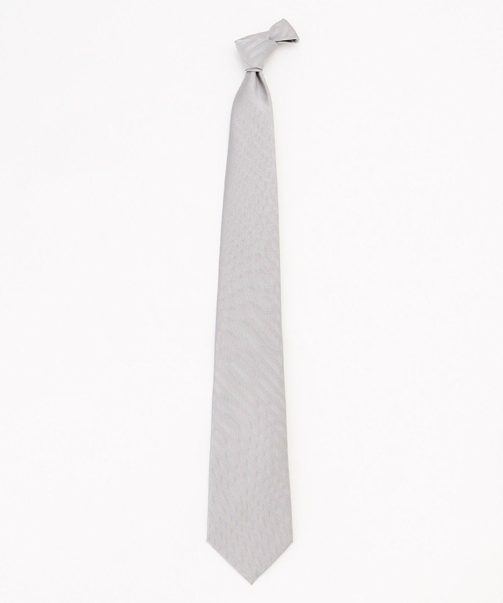J.PRESS MEN 【FOMARL COLLECTION】シャドーヘリンボーン フォーマルネクタイ 