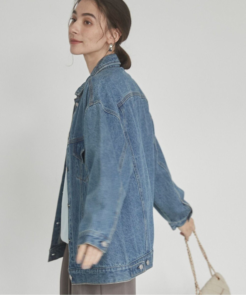 WEGO 【ANGIE VINTAGE】ビッグシルエットデニムジャケット / オーバーサイズGジャン 