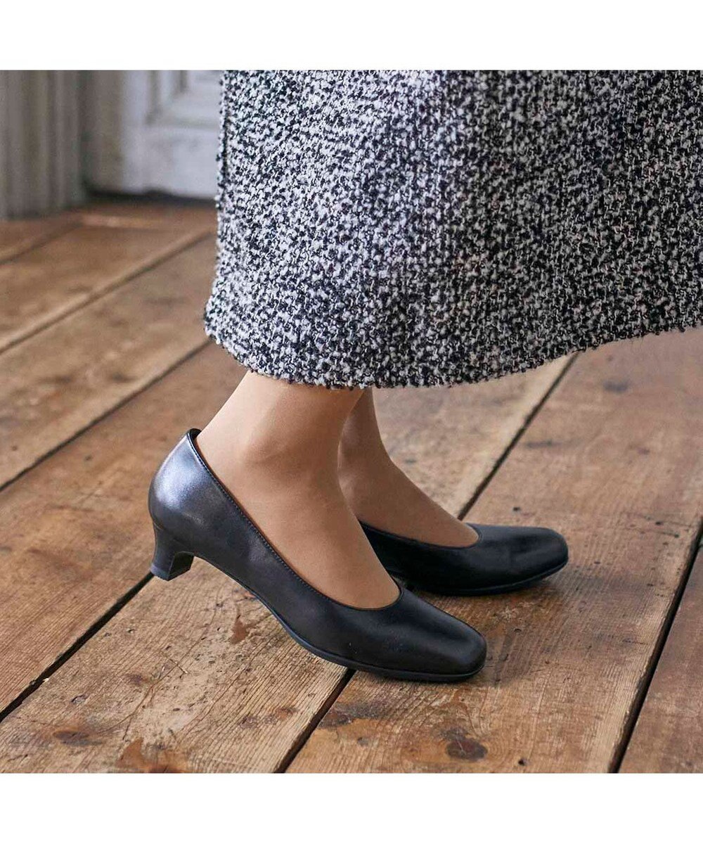 ing <ing>【3.5cmヒール】ブラックパンプス 