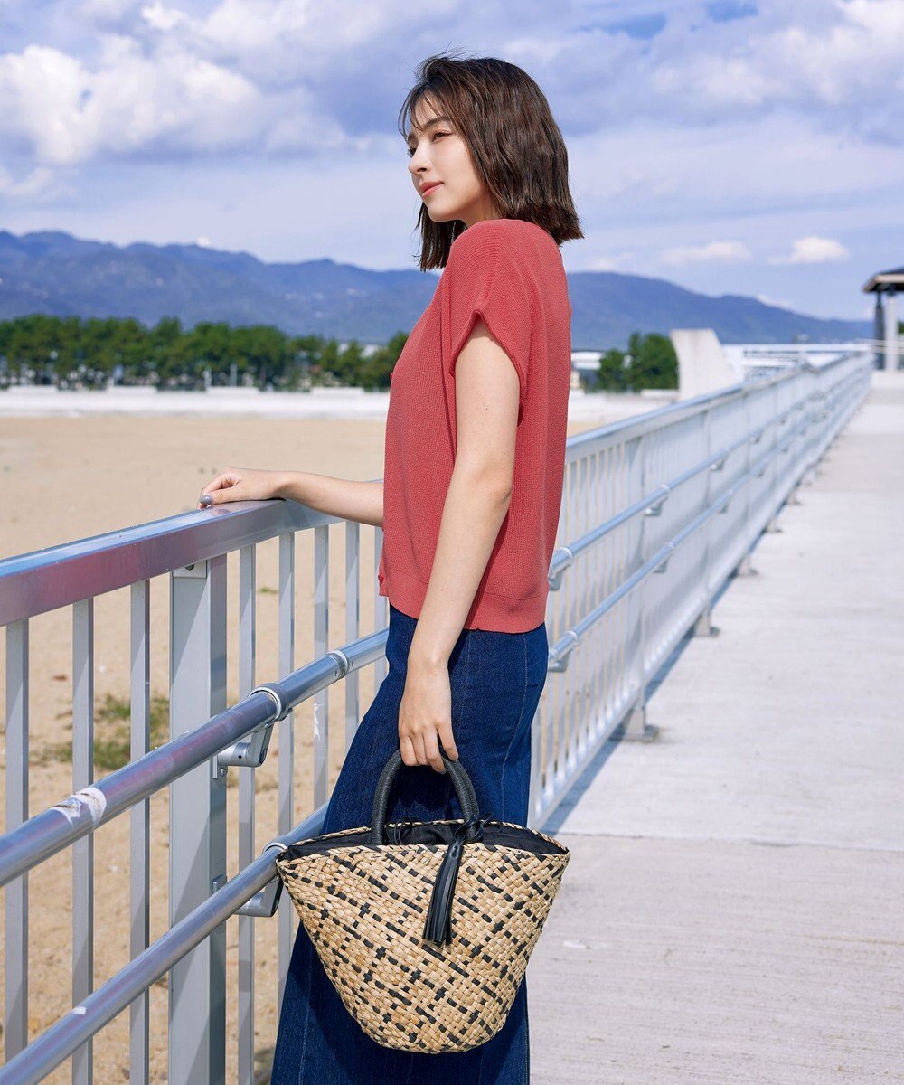 Tiaclasse 【洗える】リネンタッチカーディガン 