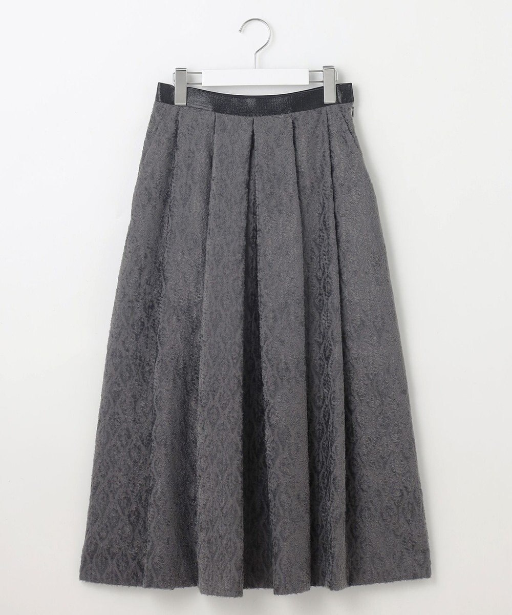 自由区 【Exclusive】ジオメトリックジャガード スカート 