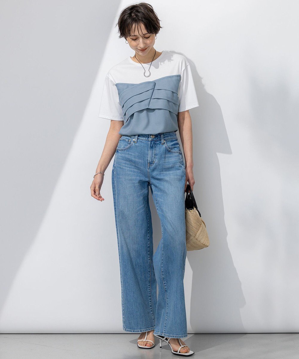 23区 VIOLAｄORO アバカ メッシュ  2WAY バケットバッグ 