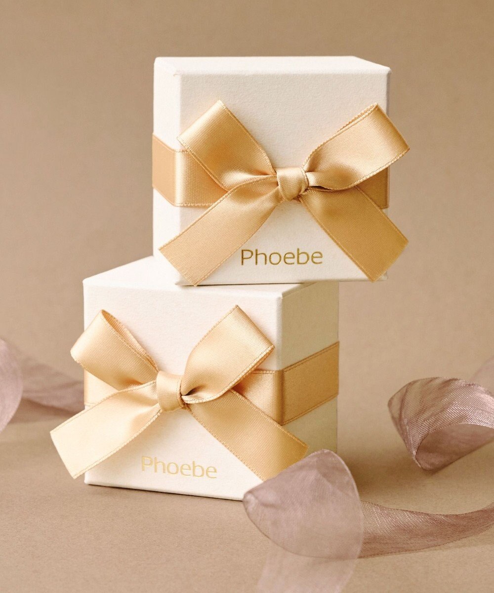 Phoebe 【Xmas Collection】パヴェモチーフネックレス&ツイストイヤリングセット/BOX&ショッパー付き 