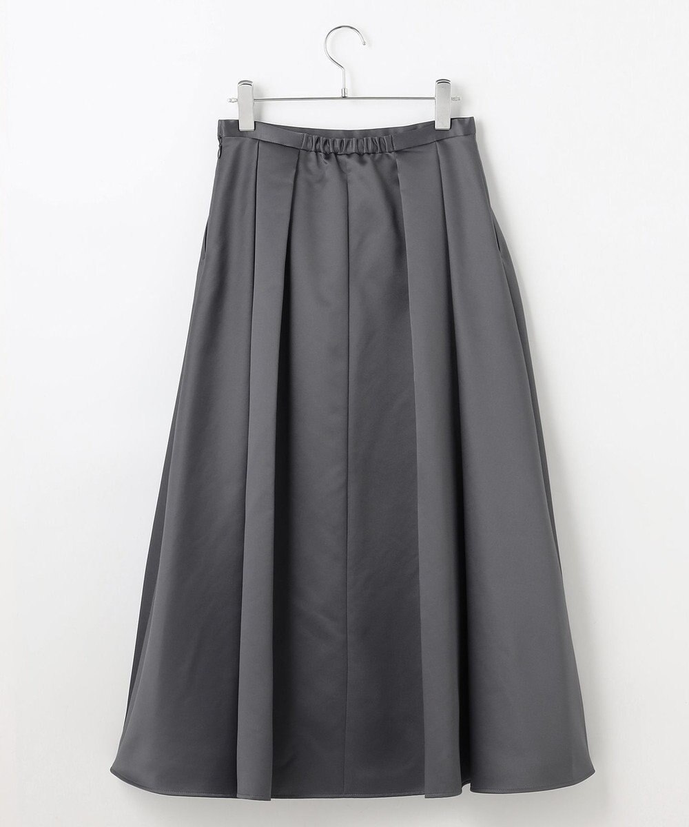 #Newans ヘビーサテンフレアースカート 