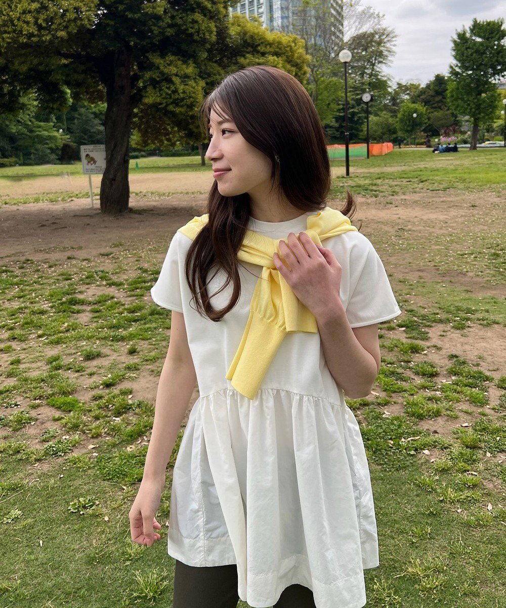 UNFILO 【GLOW 6月号掲載/接触冷感/ストレッチ】BEAUTY FORM タフタコンビTシャツ 