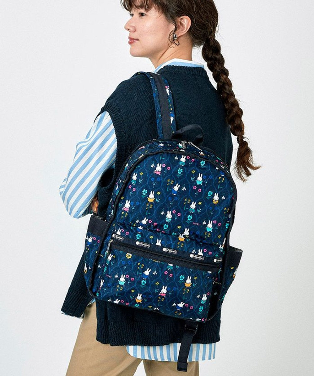 LeSportsac ROUTE BACKPACK/ミッフィーガーデンフローラル ミッフィーガーデンフローラル