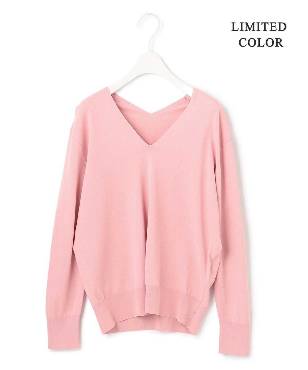 ICB 【WEB限定カラーあり・洗える】シンセティックハイゲージ Vネックプルオーバー 