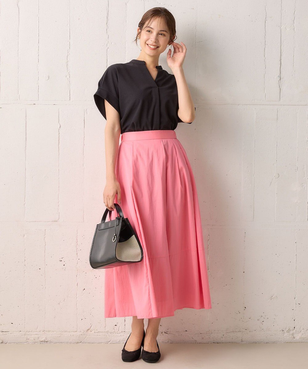 組曲 L 【WEB限定】ライトジョーゼットスキッパー ブラウス 