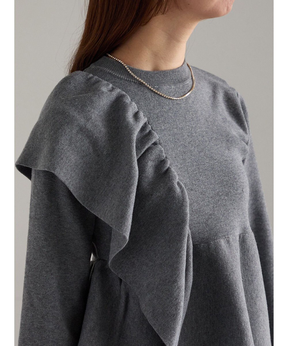 Te chichi アシンメトリーフリルニット《2025winter catalog item》 