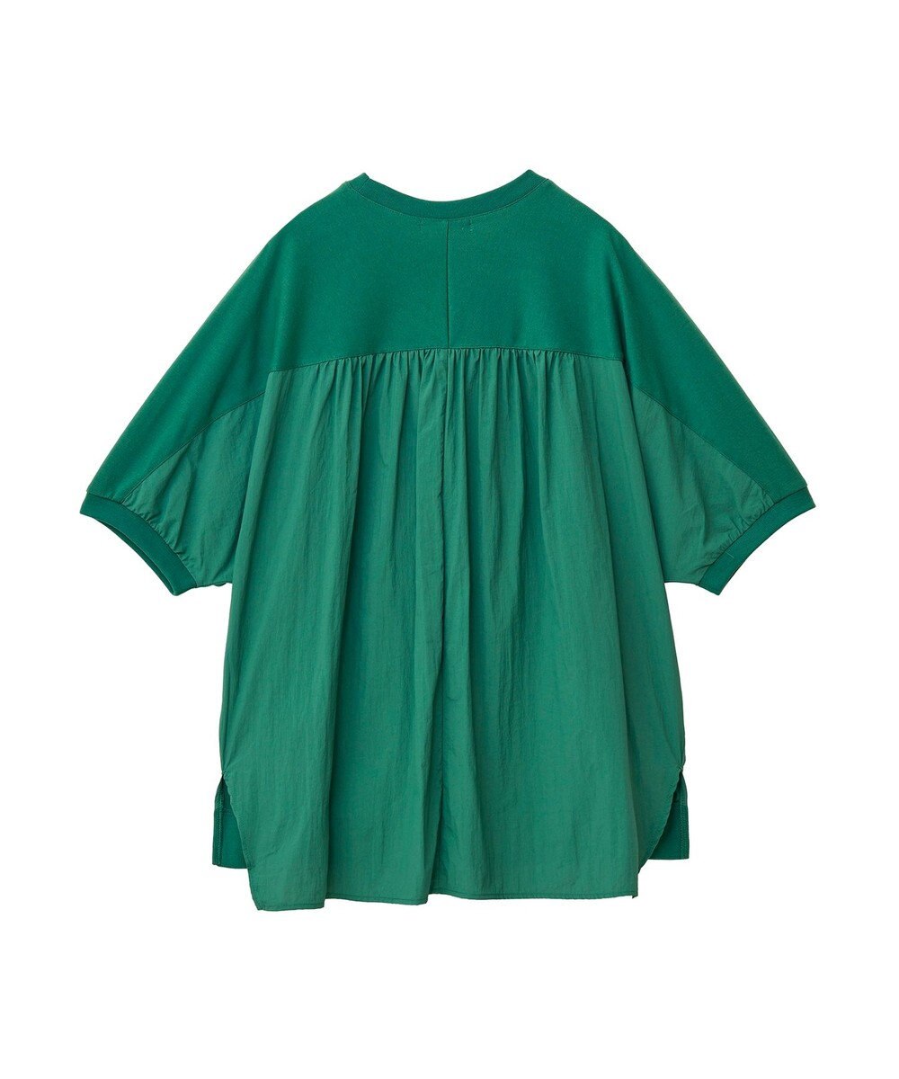 Green Parks ナイロンドッキングロゴチュニック 