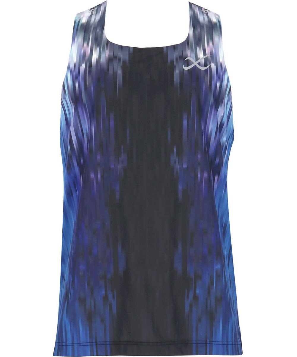 CW-X 【MEN】 CW-X トップス 【薄軽ランニングシャツ】 ノースリーブ タンクトップ スクエアネック 吸汗速乾性(本体) メンズ DLO180 /ワコール 