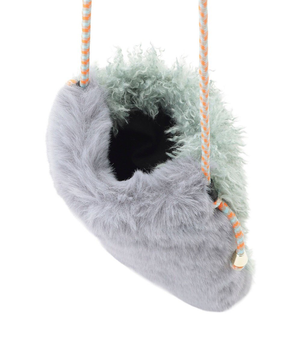 MOONBAT 【ファーバッグ 】2WAYスマートフォンポシェット  フェイクファー 