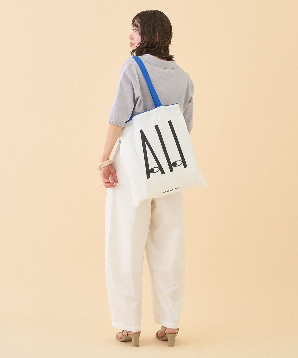 AMERICAN HOLIC カラーハンドルホリホリトートバッグ 