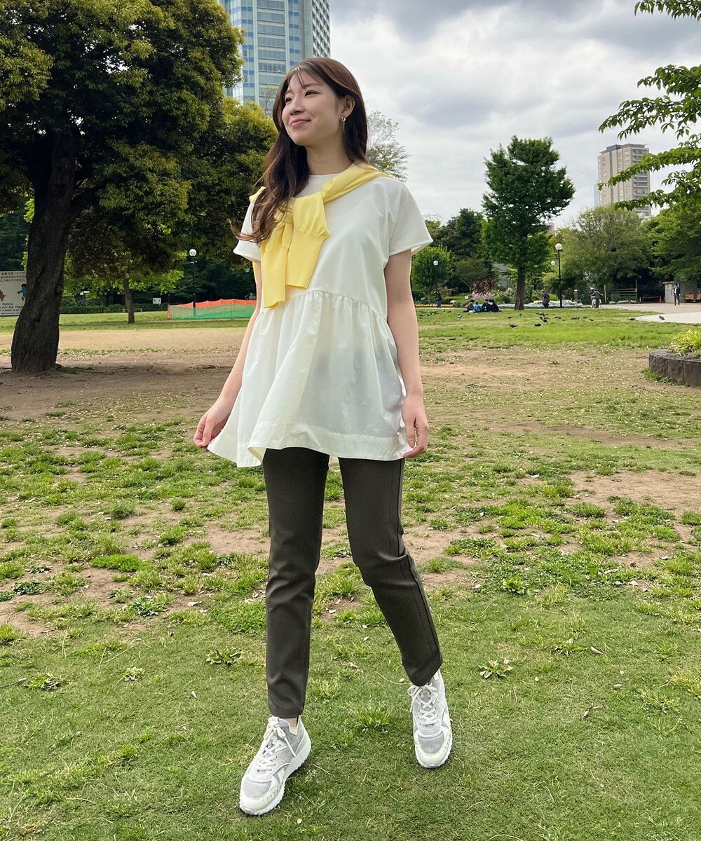 UNFILO 【GLOW 6月号掲載/接触冷感/ストレッチ】BEAUTY FORM タフタコンビTシャツ 