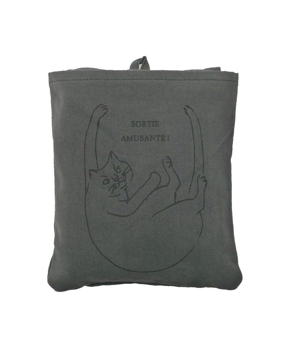 ROOTOTE 1188【折り畳み可能】EU.ラウンド.ブラサガリネコ-A 