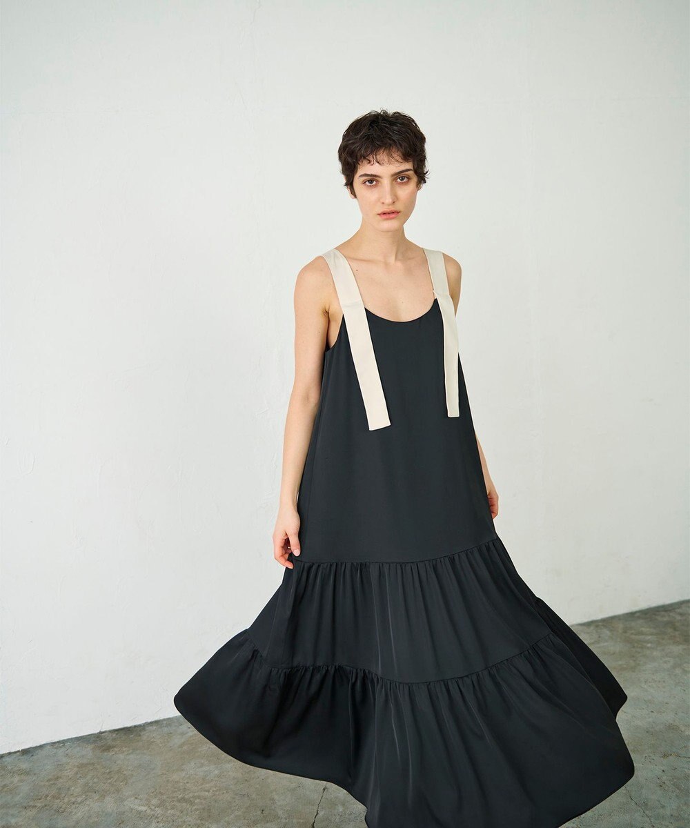 GRACE CONTINENTAL ティアードロングワンピース 