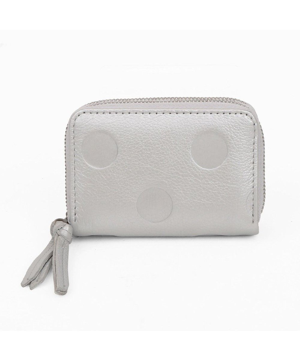 UNBILLION ペルケ perche / ドット型押し・ジャバラカードキーケース 