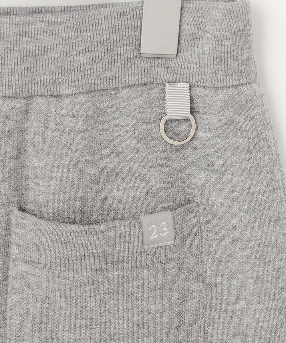 23区GOLF ウォッシャブルで気軽に着られる【WOMEN】モールボーダー ニットスカート 