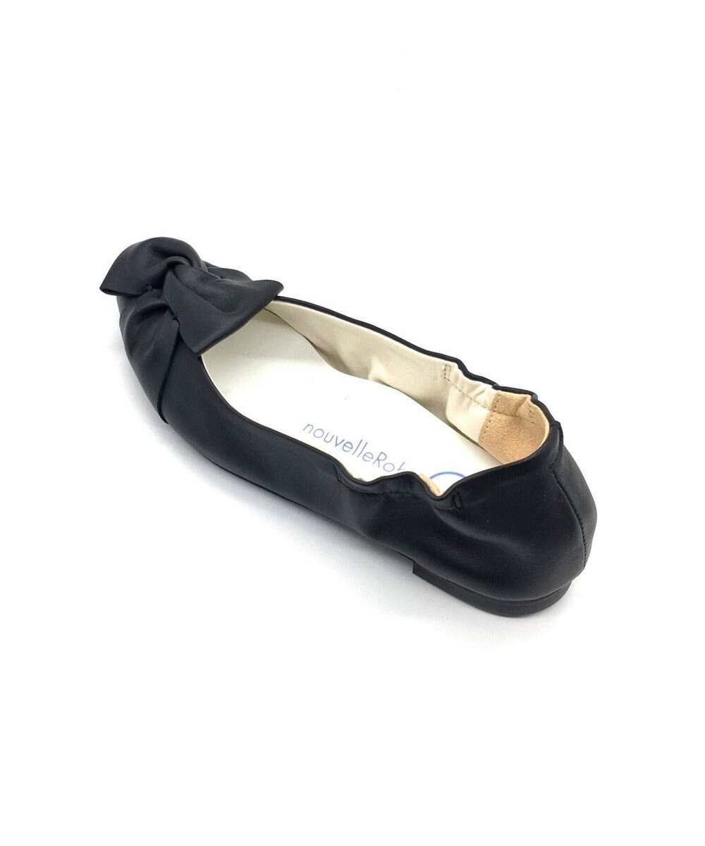 nouvelleRobe Oū 新色追加【本革・高反発】Butterfly knot ポインテッドトゥ パンプス 