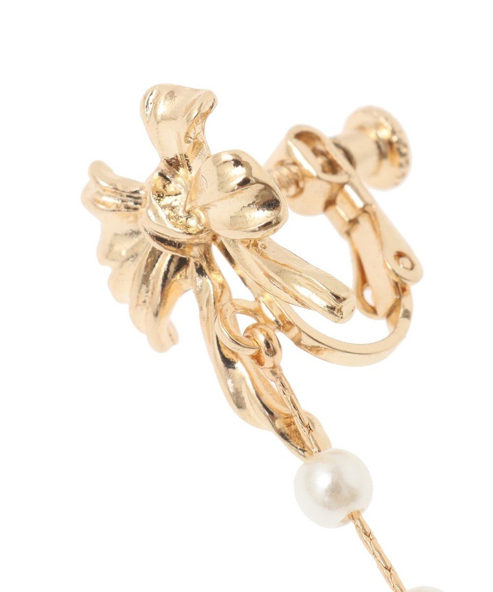 Maison de FLEUR カーリーリボンイヤリング 