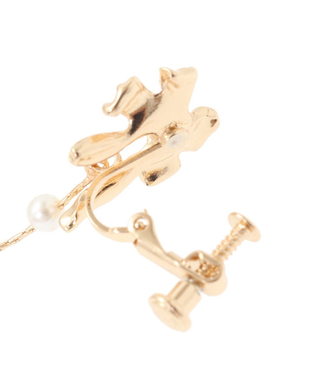 Maison de FLEUR カーリーリボンイヤリング 