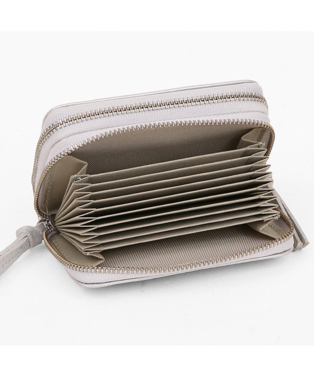 UNBILLION ペルケ perche / ドット型押し・ジャバラカードキーケース 