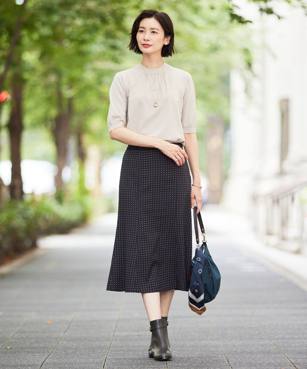 J.PRESS LADIES ボリュームリング ワントップ ネックレス 