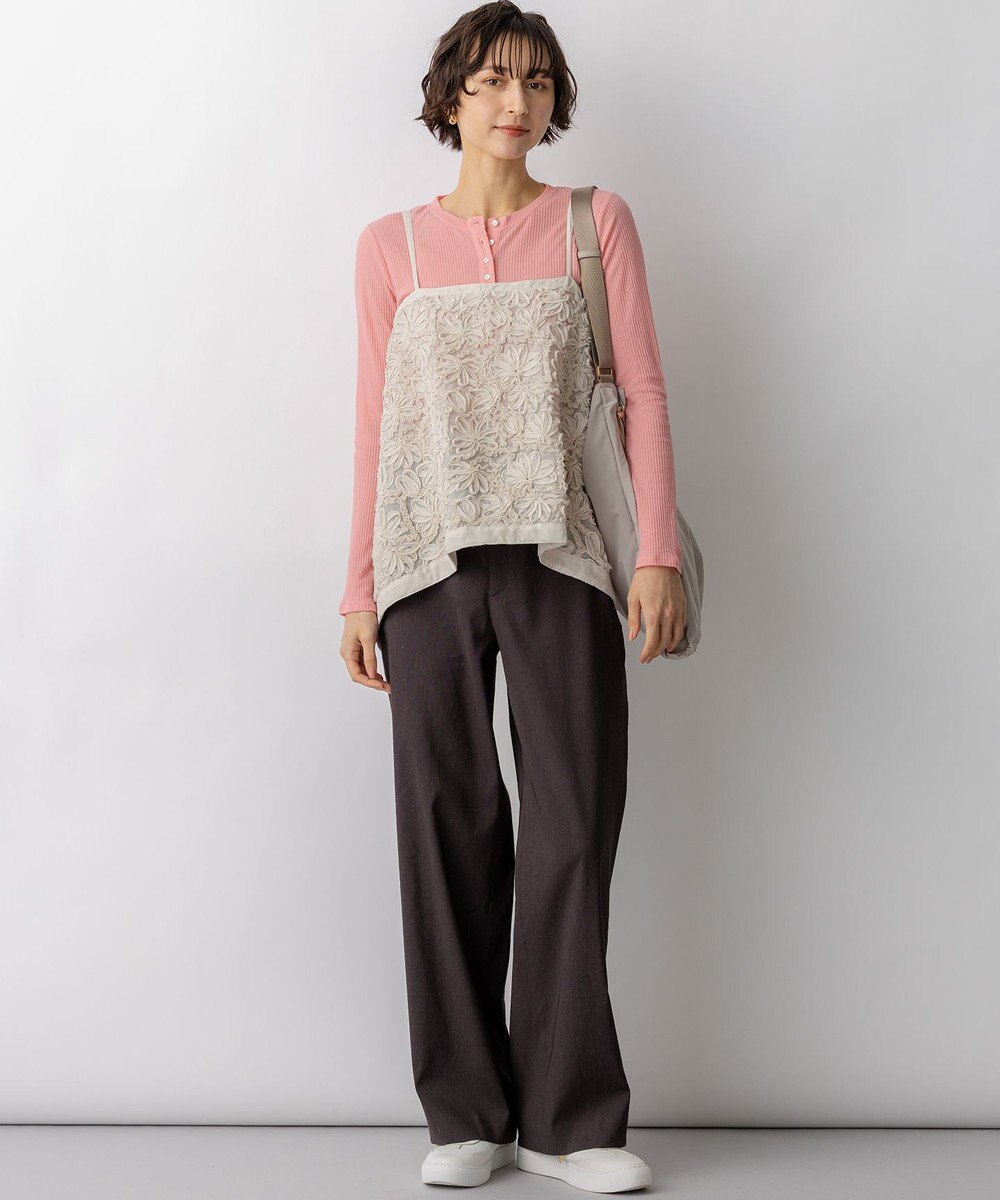23区 【先行予約】リボンエンブロイダリー キャミソール 