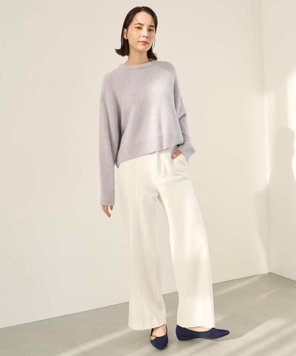 UNFILO L ラメシャギー  ニット 