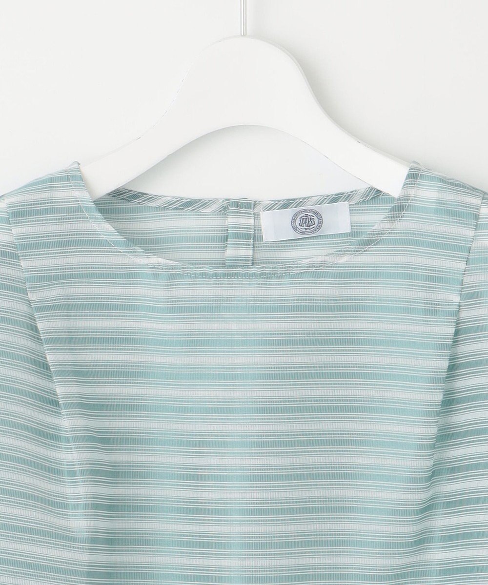 J.PRESS LADIES L シアーボーダーツイン カットソー 