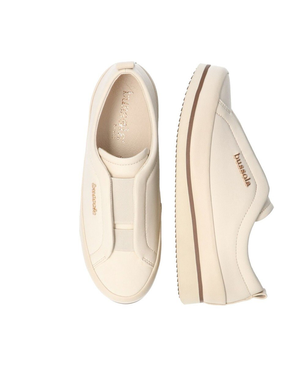 INTER-CHAUSSURES 【BUSSOLA】撥水フラットスリッポンスニーカー 